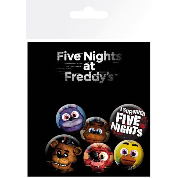 FIVE NIGHT AT FREDDYS – Badge Pack - Κονκάρδες